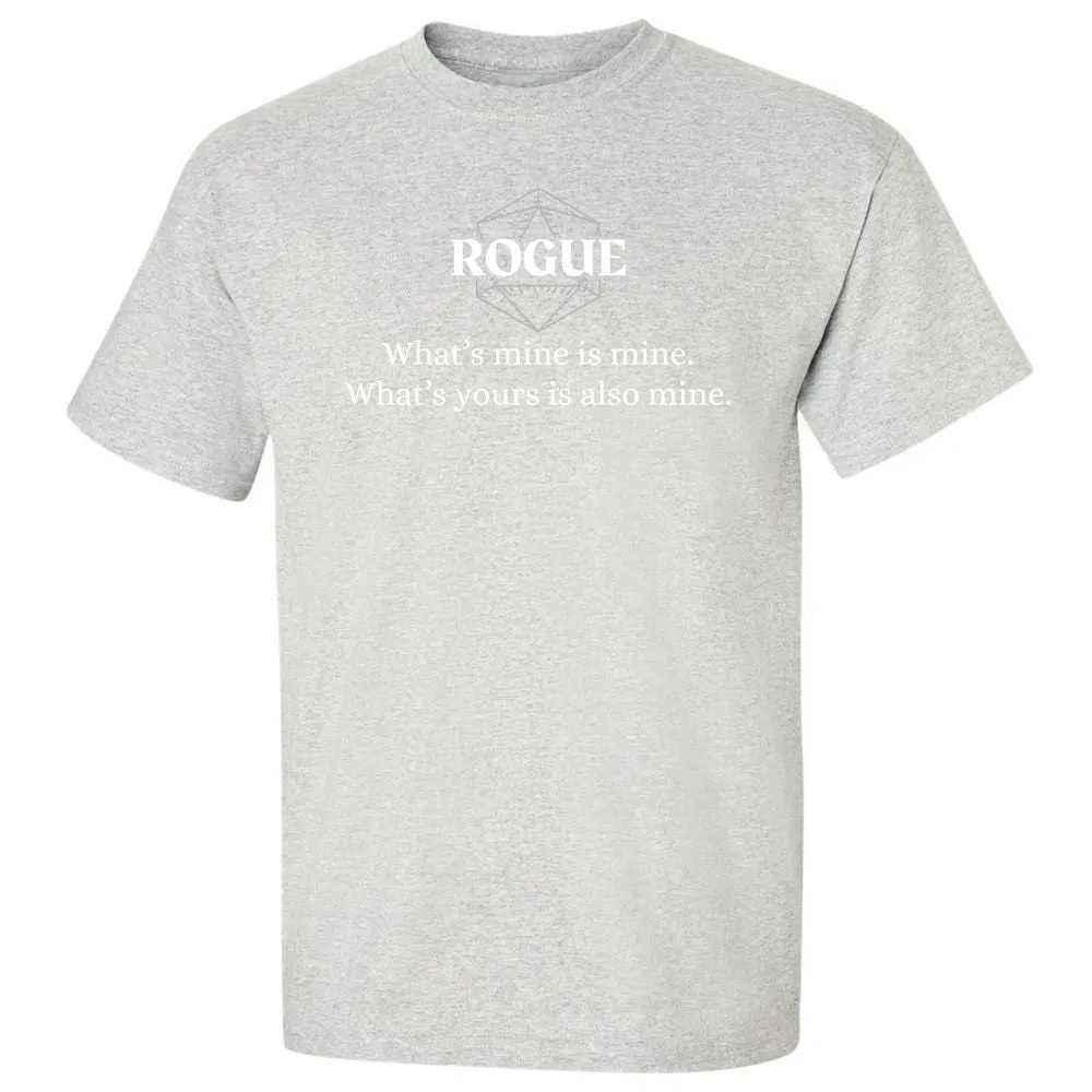 Rogue – What’s Mine Is Mine, What’s Yours Is Also Mine Classic Unisex T-Shirt - Ash - 2