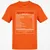 Dungeon Master Nutrition Facts Classic Unisex T-Shirt - Orange - 8