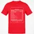 Dungeon Master Nutrition Facts Classic Unisex T-Shirt - Red - 10