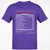 ADHD&D Nutrition Facts Classic Unisex T-Shirt - Purple - 9