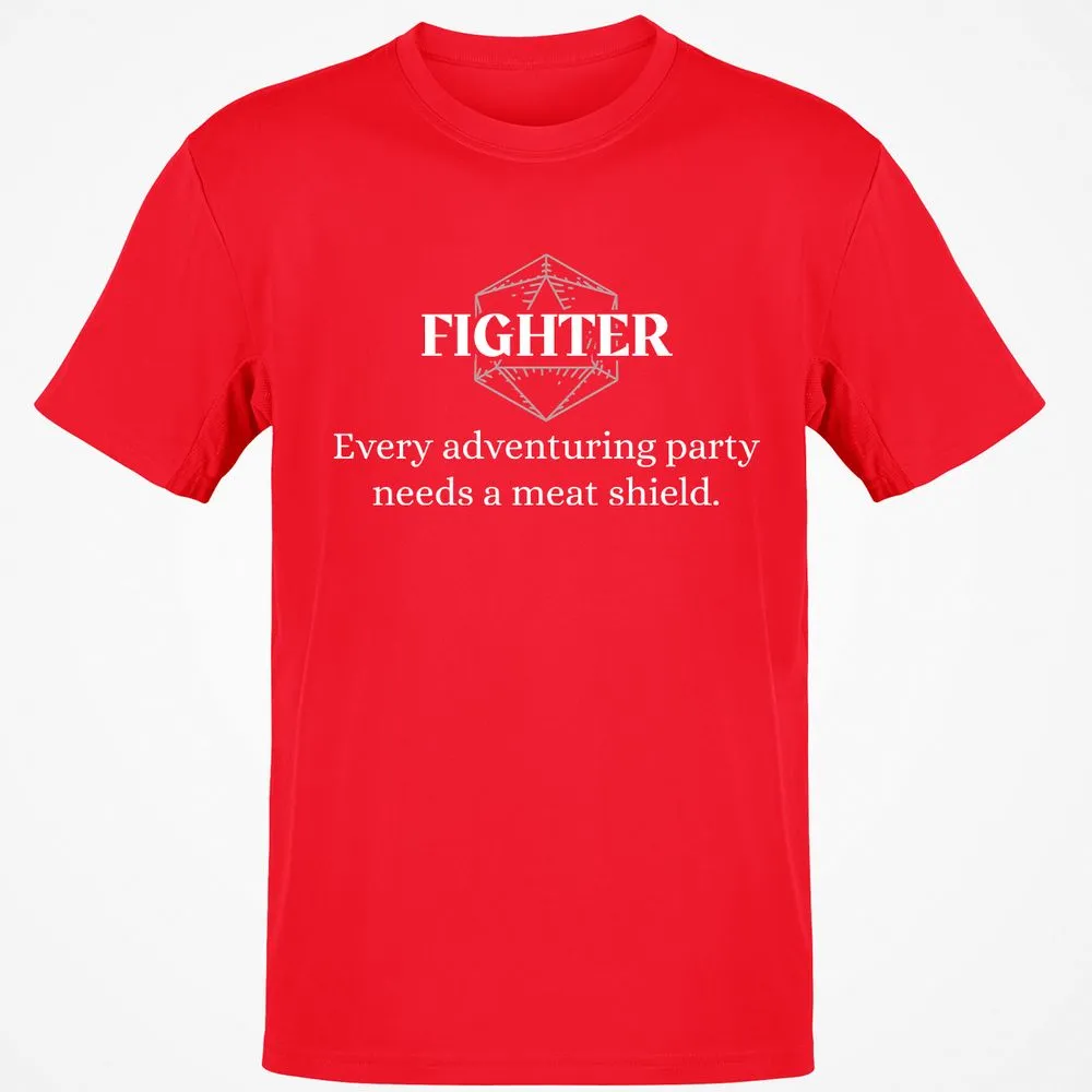 Fighter – Every Party Needs A Meat Shield Classic Unisex T-Shirt - Red - 10