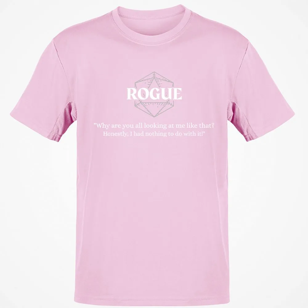 Rogue – Why Are You All Looking At Me Like That Classic Unisex T-Shirt - Light Pink - 5