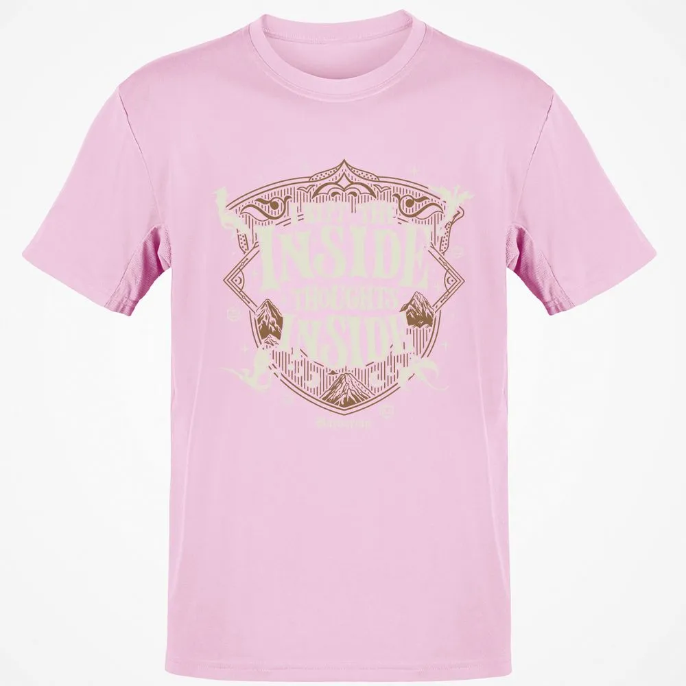 Barbarian I Kept The Inside Thoughts Inside - Light Pink - 5