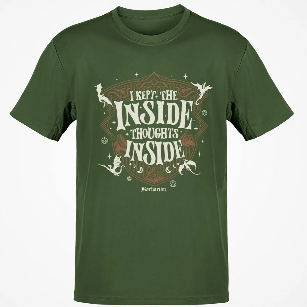 Barbarian I Kept The Inside Thoughts Inside - Military Green - 6