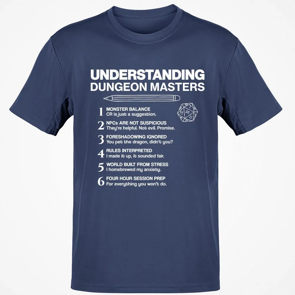 Understanding Dungeon Masters Classic Unisex T-Shirt - Navy - 7