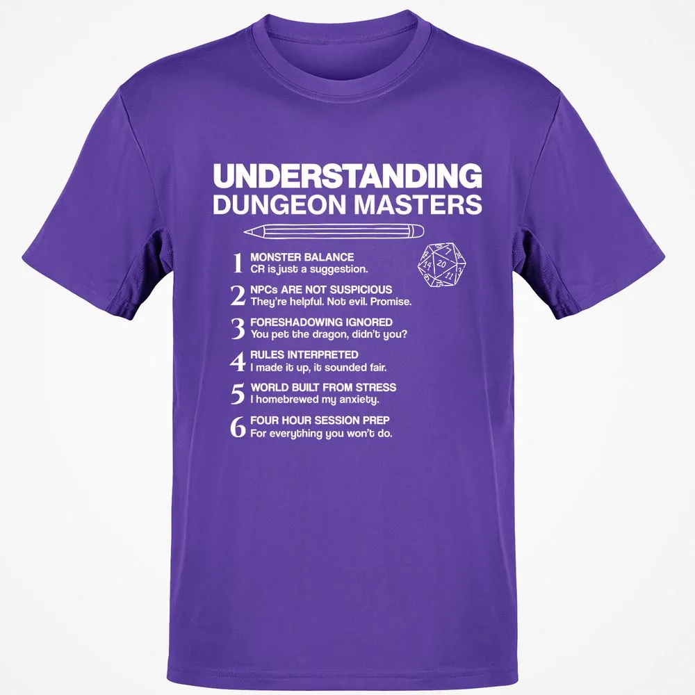 Understanding Dungeon Masters Classic Unisex T-Shirt - Purple - 9
