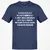 I’m Not Impulsive Barbarian Classic Unisex T-Shirt - Navy - 7