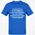 I’m Not Impulsive Barbarian Classic Unisex T-Shirt - Royal - 11