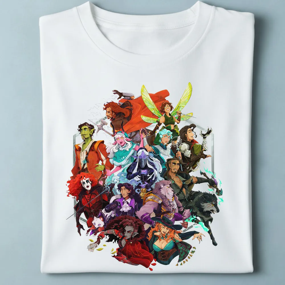 The Chaotic Company – A Fantasy Adventuring Party Classic Unisex T-Shirt - 2