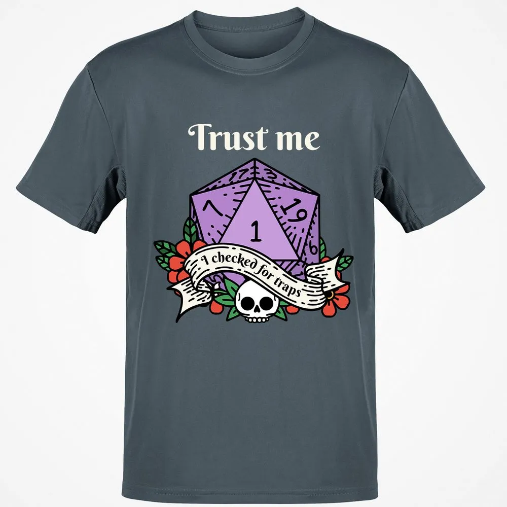 Trust Me I Checked for Traps - Charcoal - 3