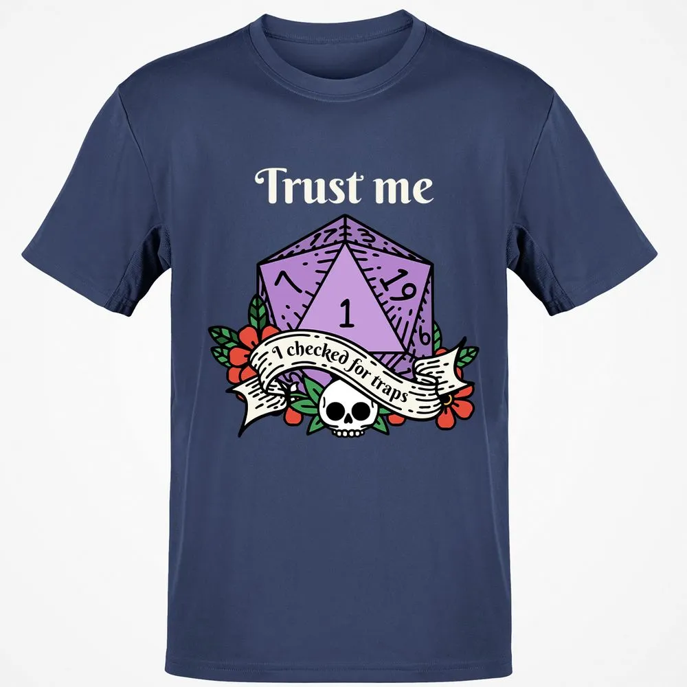 Trust Me I Checked for Traps - Navy - 7