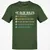 Dungeon Master Rules – Ye Olde RPG Classic Unisex T-Shirt - Military Green - 6
