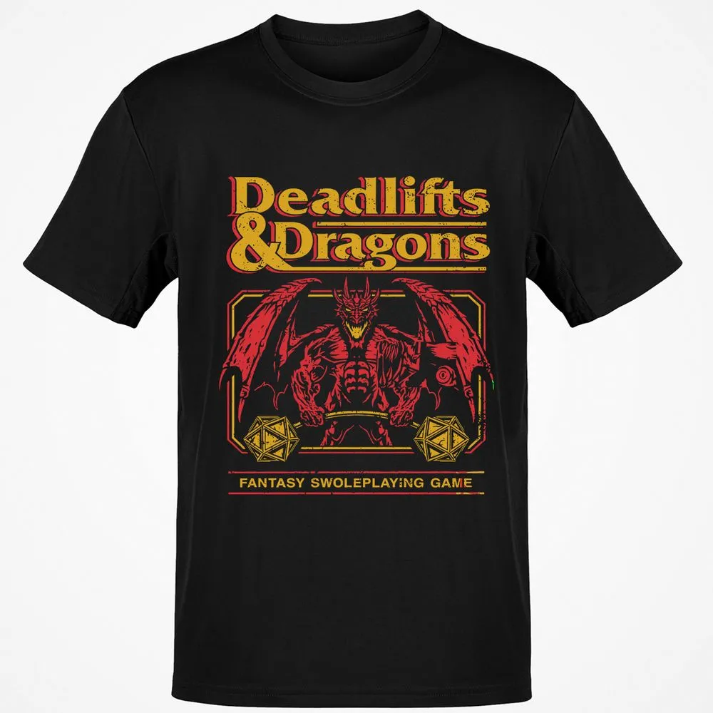 Deadlifts & Dragons - Black - 1