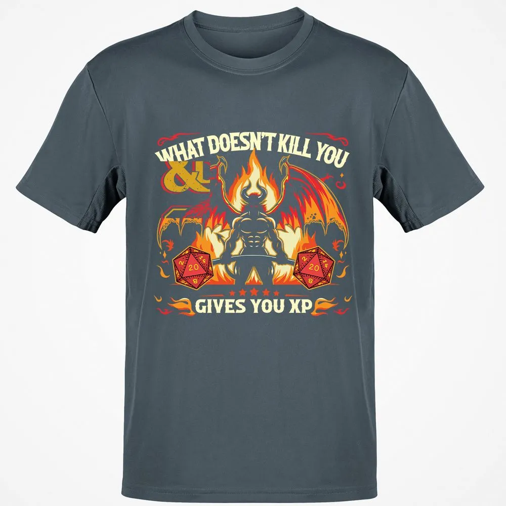 What Doesn’t Kill You Gives You XP - Charcoal - 3
