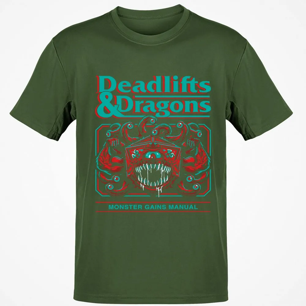 Deadlifts & Dragons Beholder - Military Green - 6