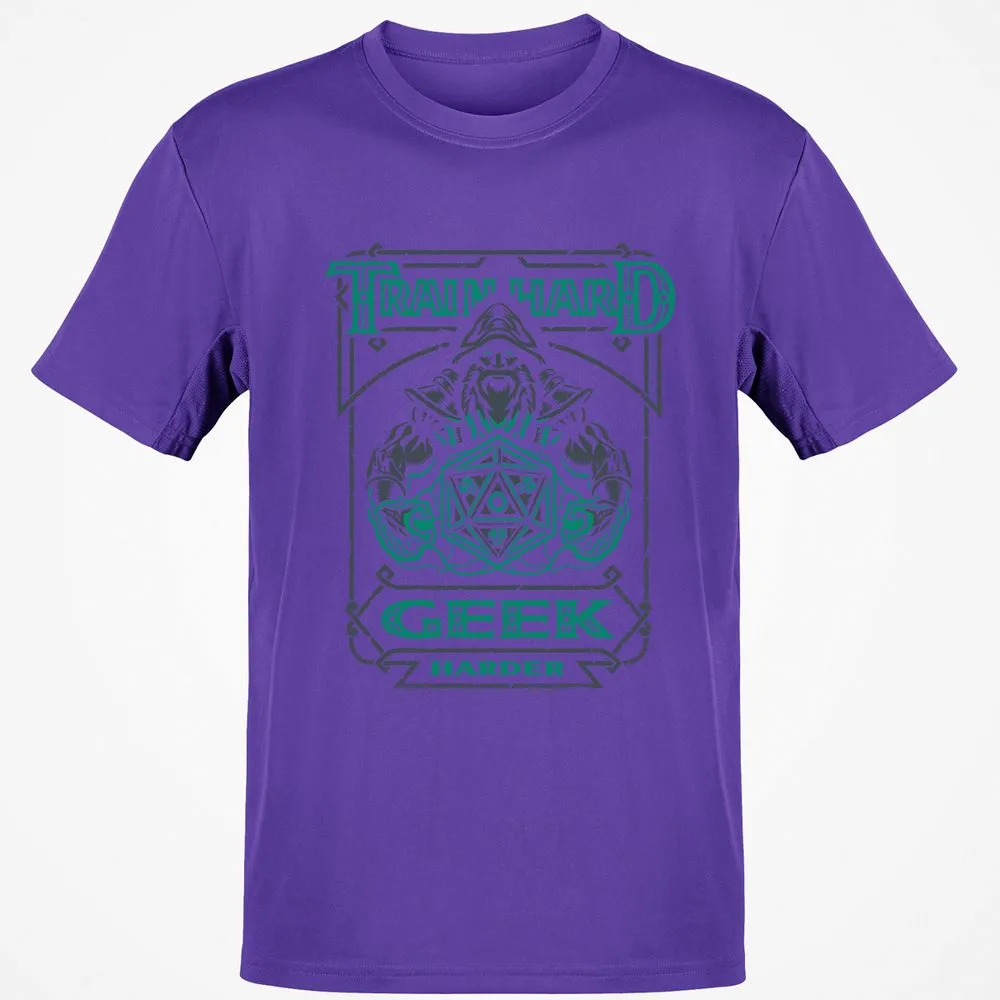 Train Hard, Geek Harder - Purple - 9
