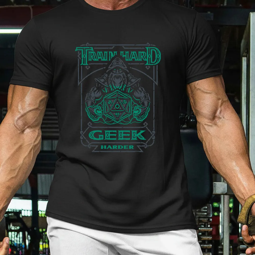 Train Hard, Geek Harder Classic Unisex T-Shirt - 1