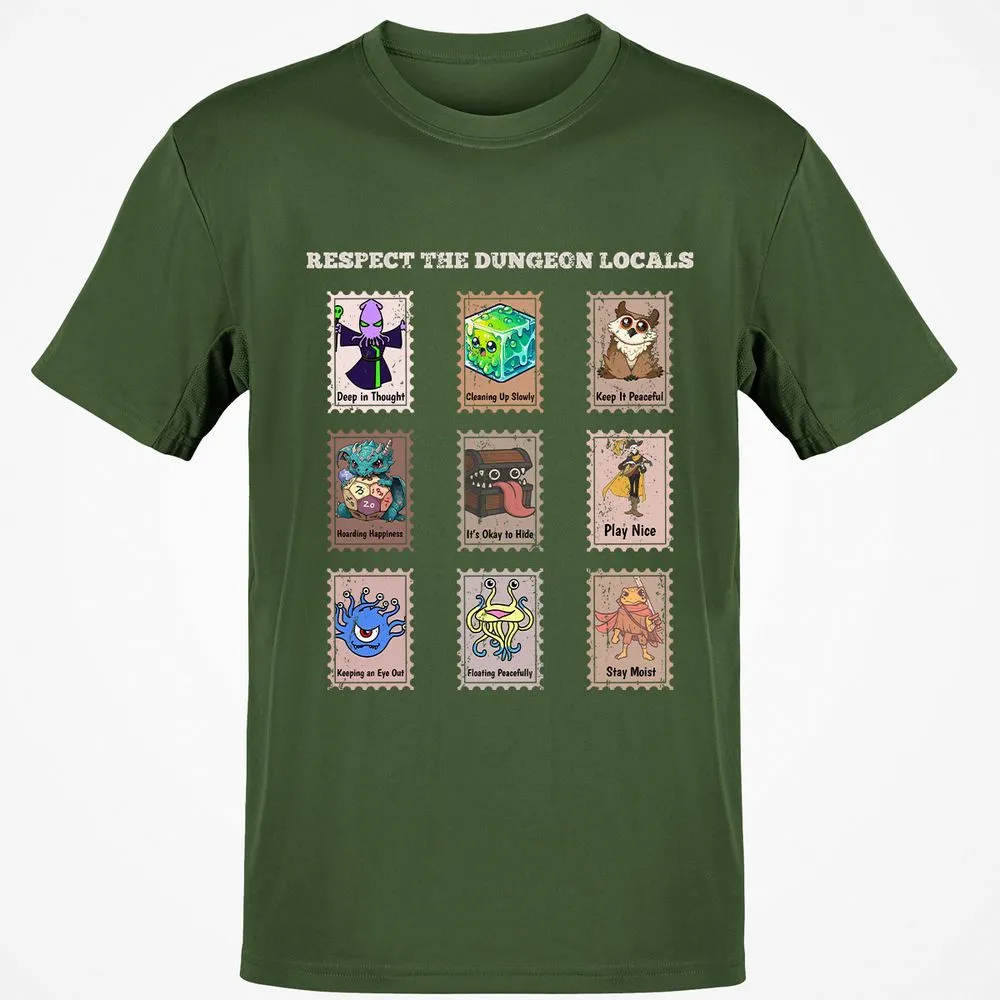 RESPECT THE DUNGEON LOCALS - Military Green - 6