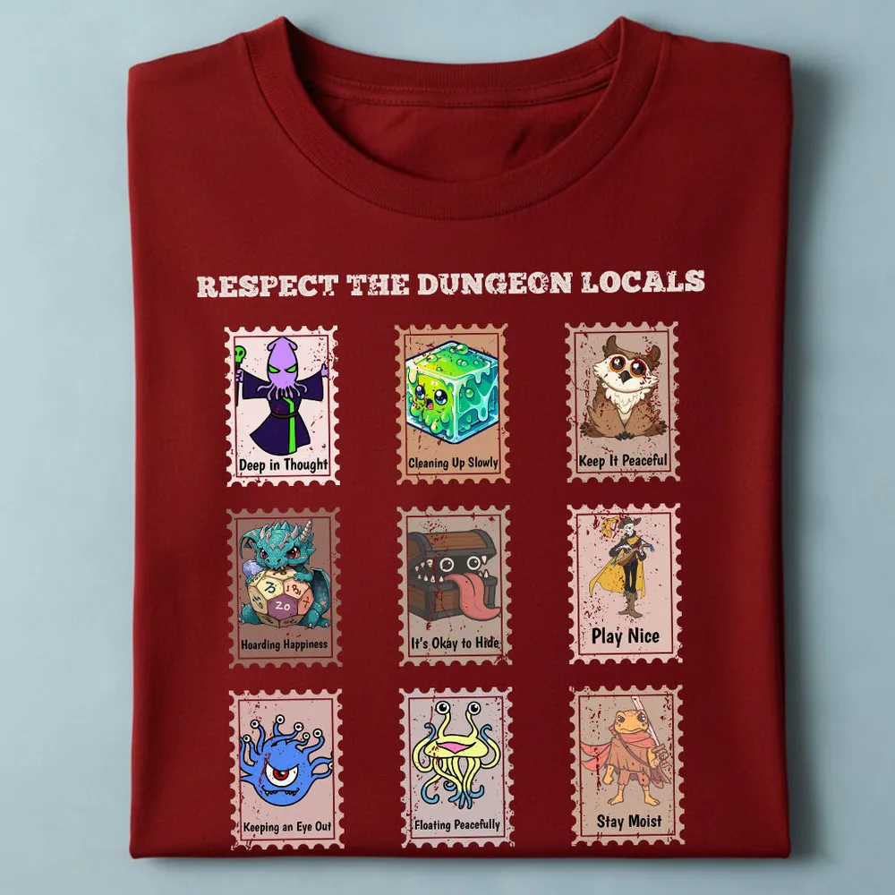 RESPECT THE DUNGEON LOCALS Classic Unisex T-Shirt - 2