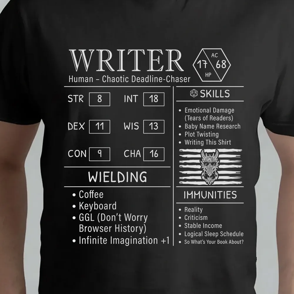 Writer Stats New Classic Unisex T-Shirt - 1