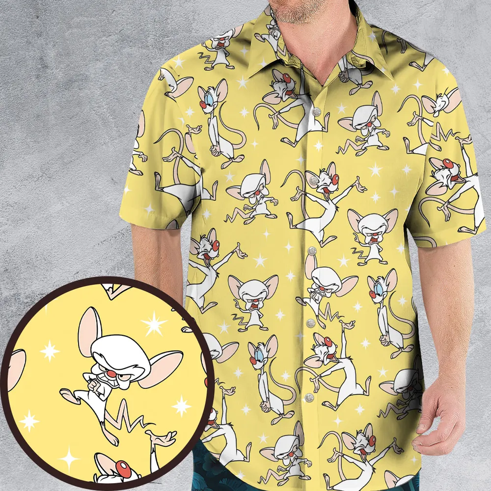 Lab Style Pinky and the Brain Hawaiian Shirt - 1