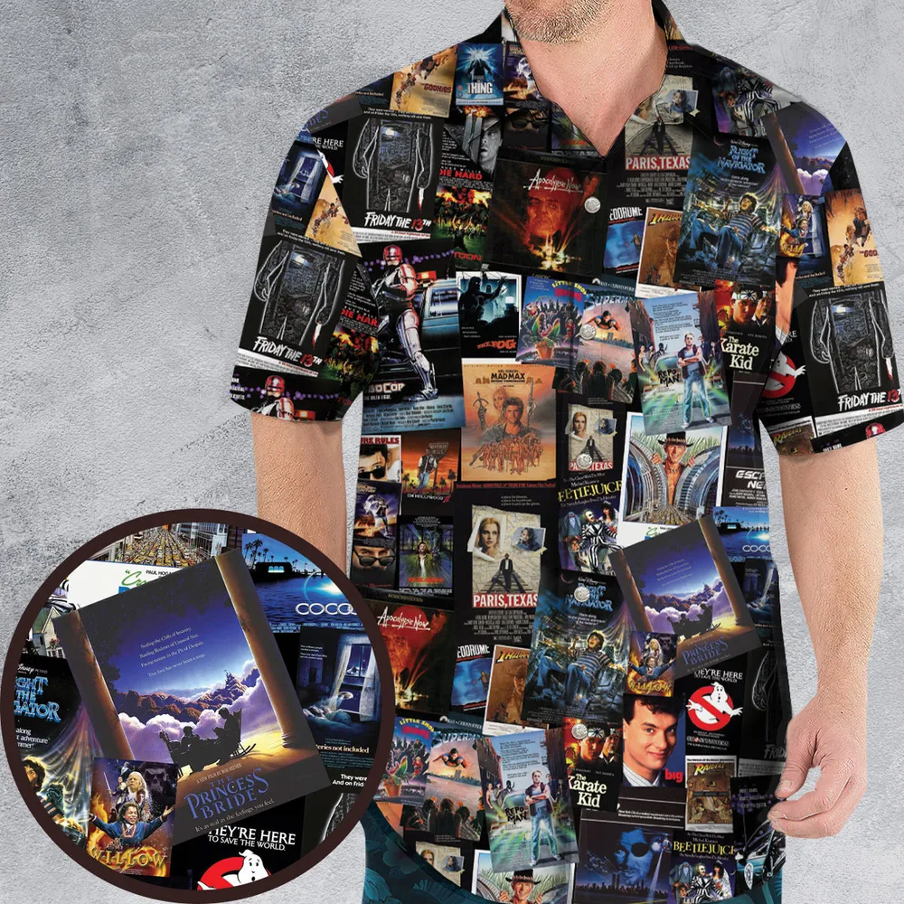 1980s Movie Hawaiian Shirt - 1