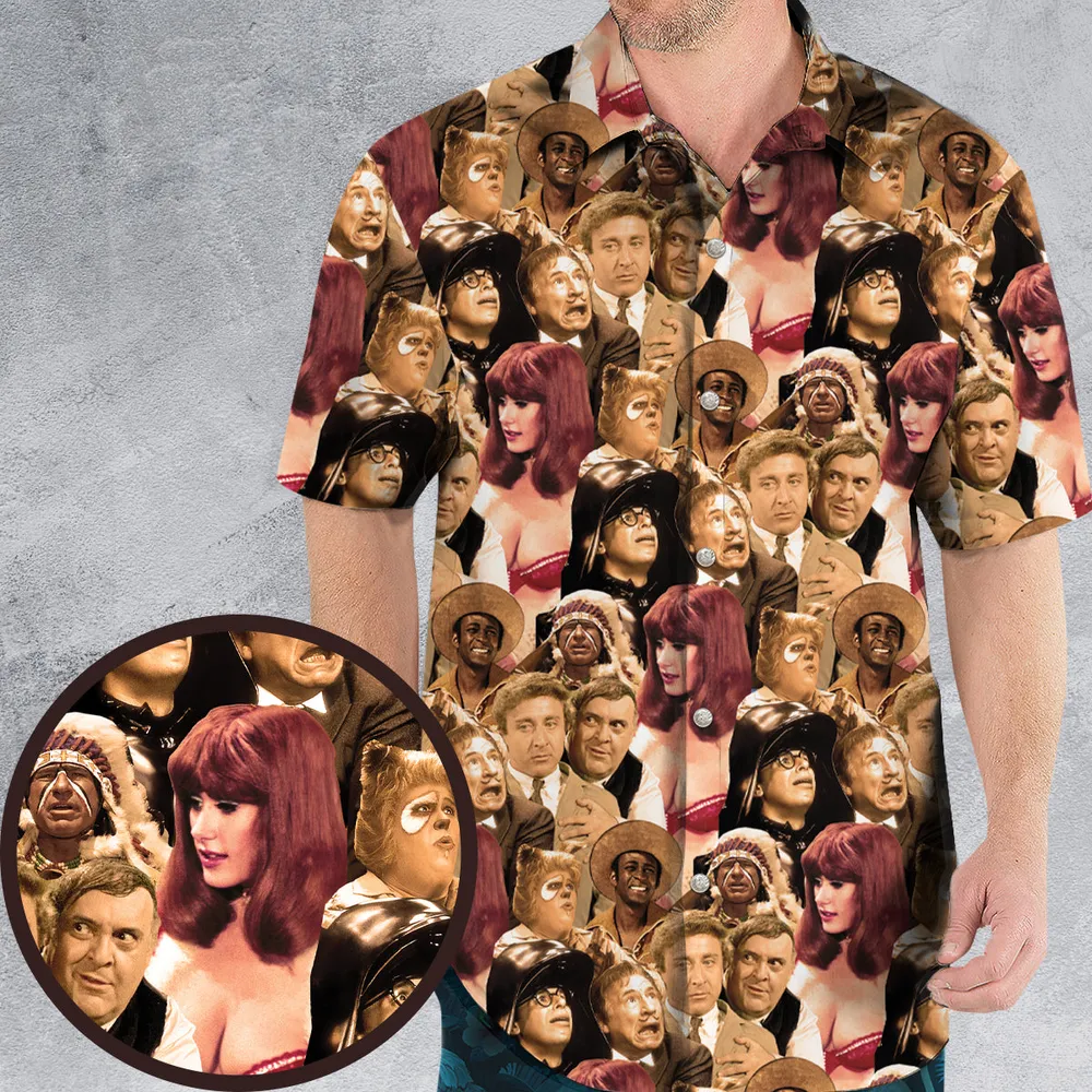 Mel Brook's movies collage Hawaiian Shirt - 1