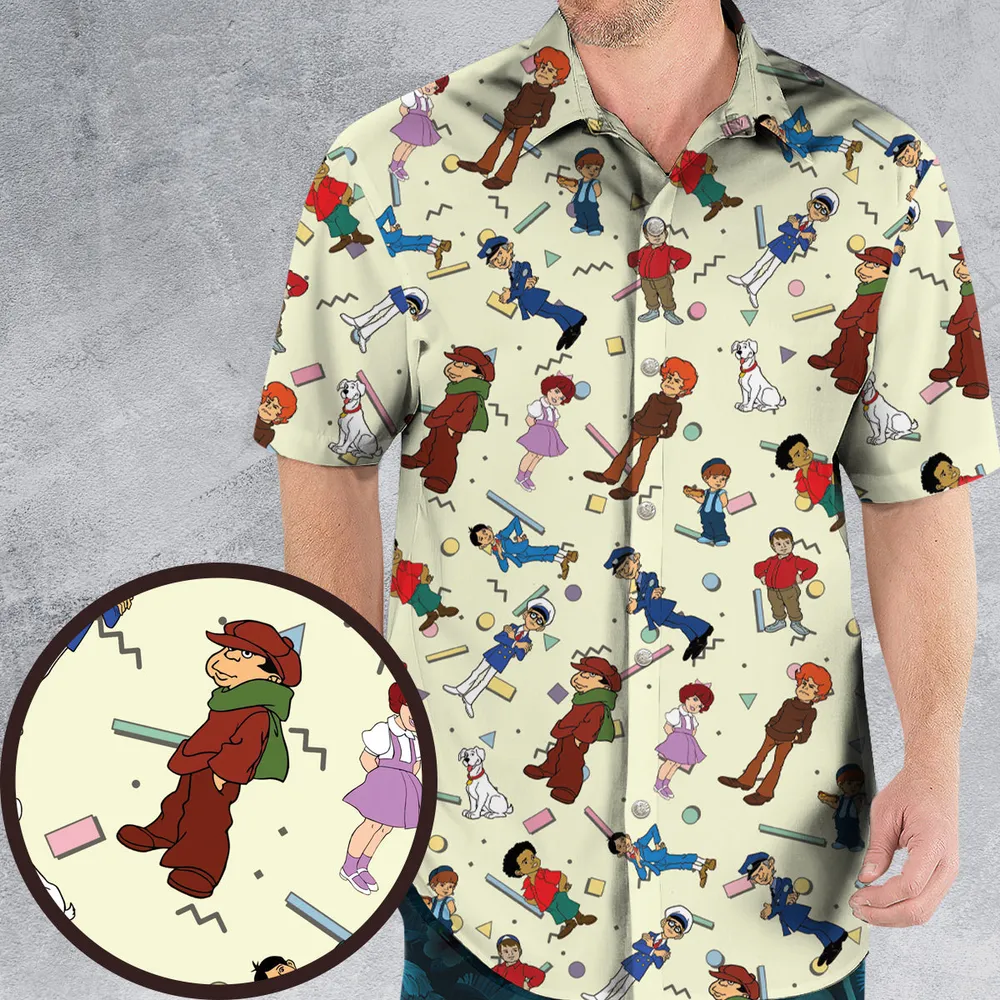 The Little Rascals Cartoon Characters Hawaiian Shirt - 1