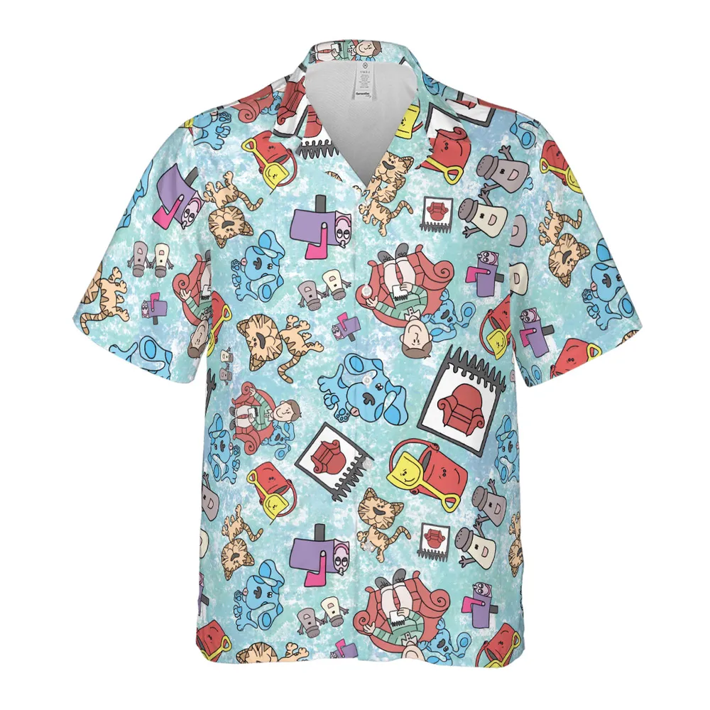 Blue's Clues Friend Party Hawaiian Shirt - 2