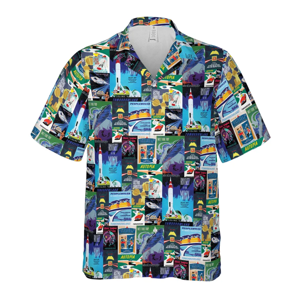 Tomorrowland Theme Park Hawaiian Shirt - 2