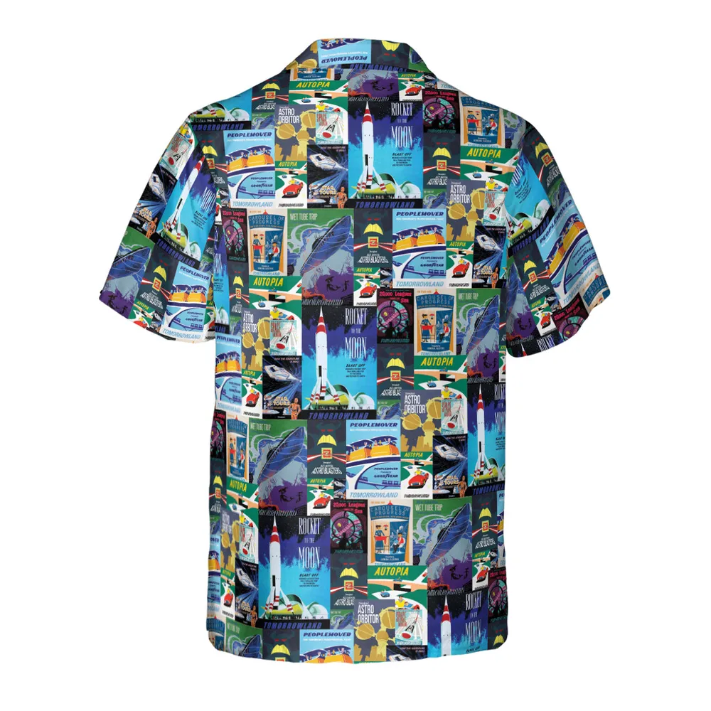 Tomorrowland Theme Park Hawaiian Shirt - 3