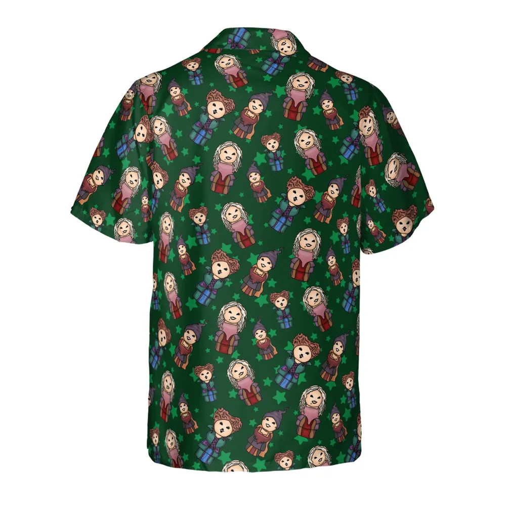Hocus Pocus Little Witches Hawaiian Shirt - 3
