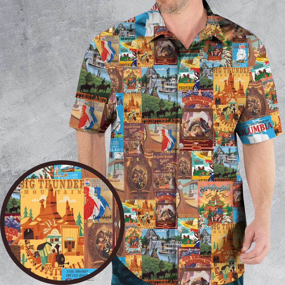Big Thunder Mountain Frontierland Hawaiian Shirt - 1