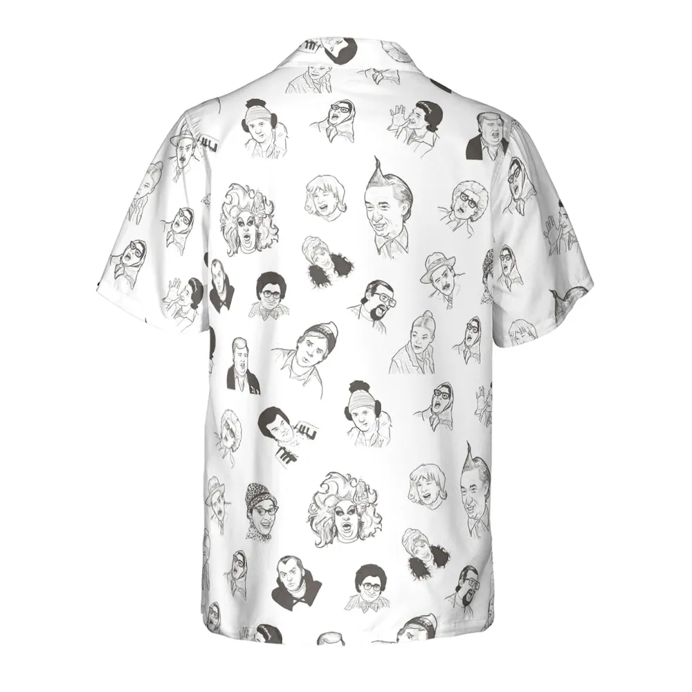 Second City Television Characters Hawaiian Shirt - 3