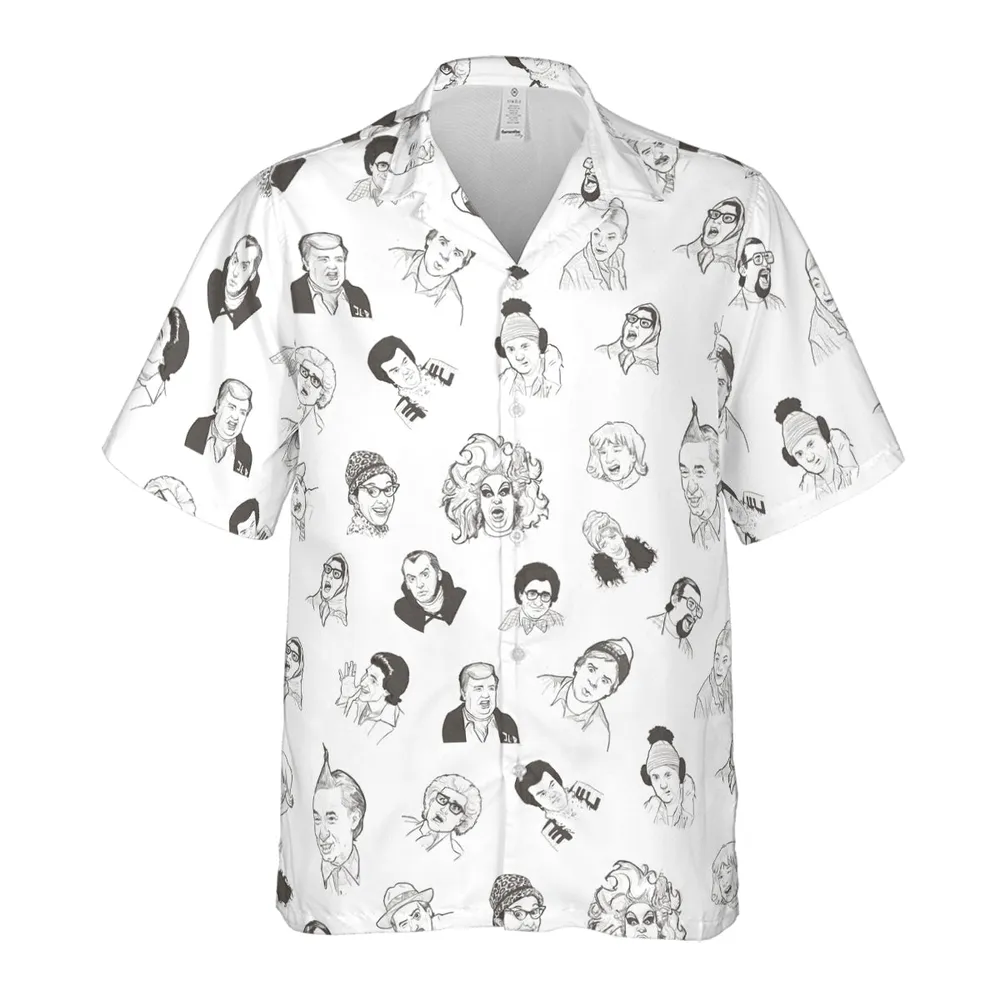 Second City Television Characters Hawaiian Shirt - 2