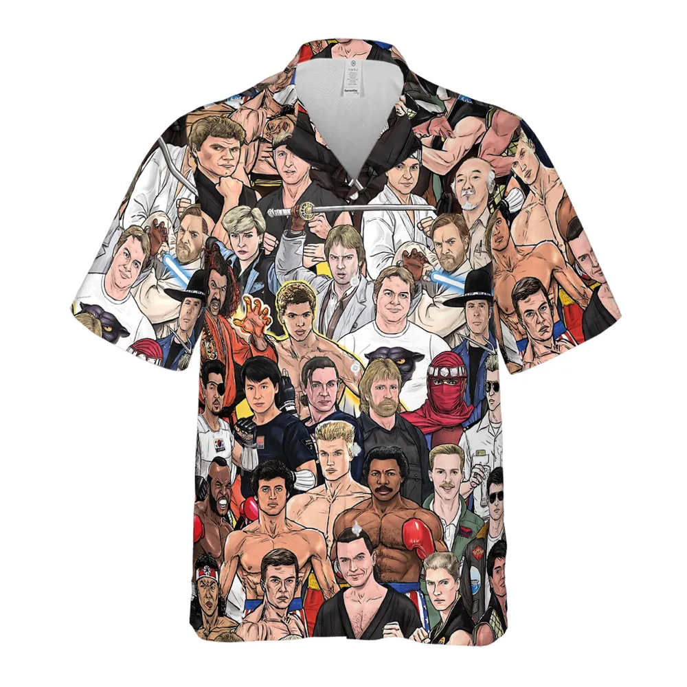 Martial Arts Stars Hawaiian Shirt - 2