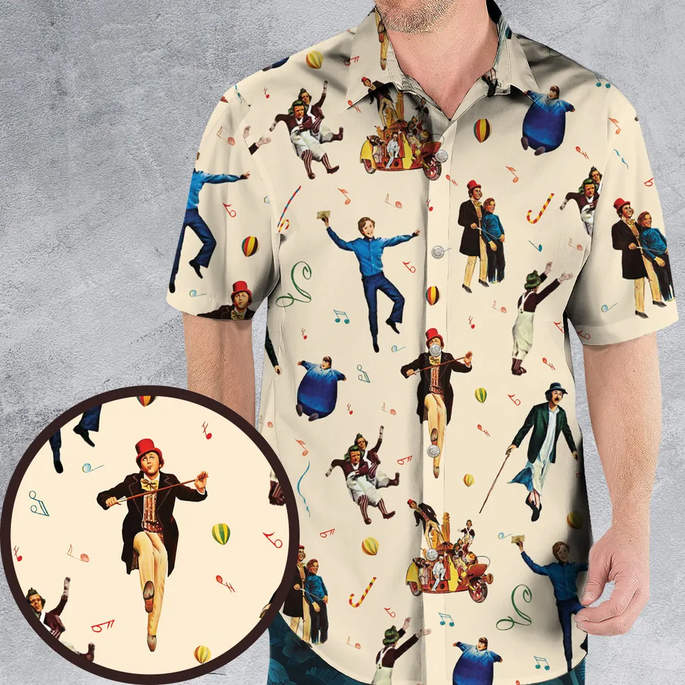 It's Scruumdidiyumptious Willy Wonka And Chocolate Factory Hawaiian Shirt - 1