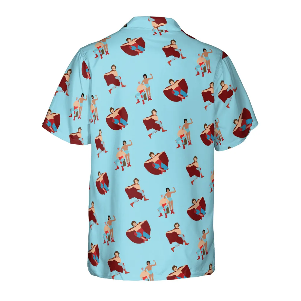 Wrestle Style Nacho Libre Hawaiian Shirt - 3