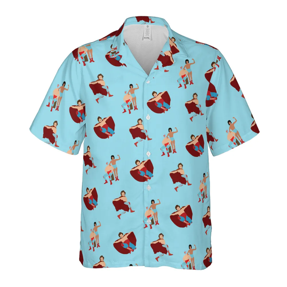 Wrestle Style Nacho Libre Hawaiian Shirt - 2