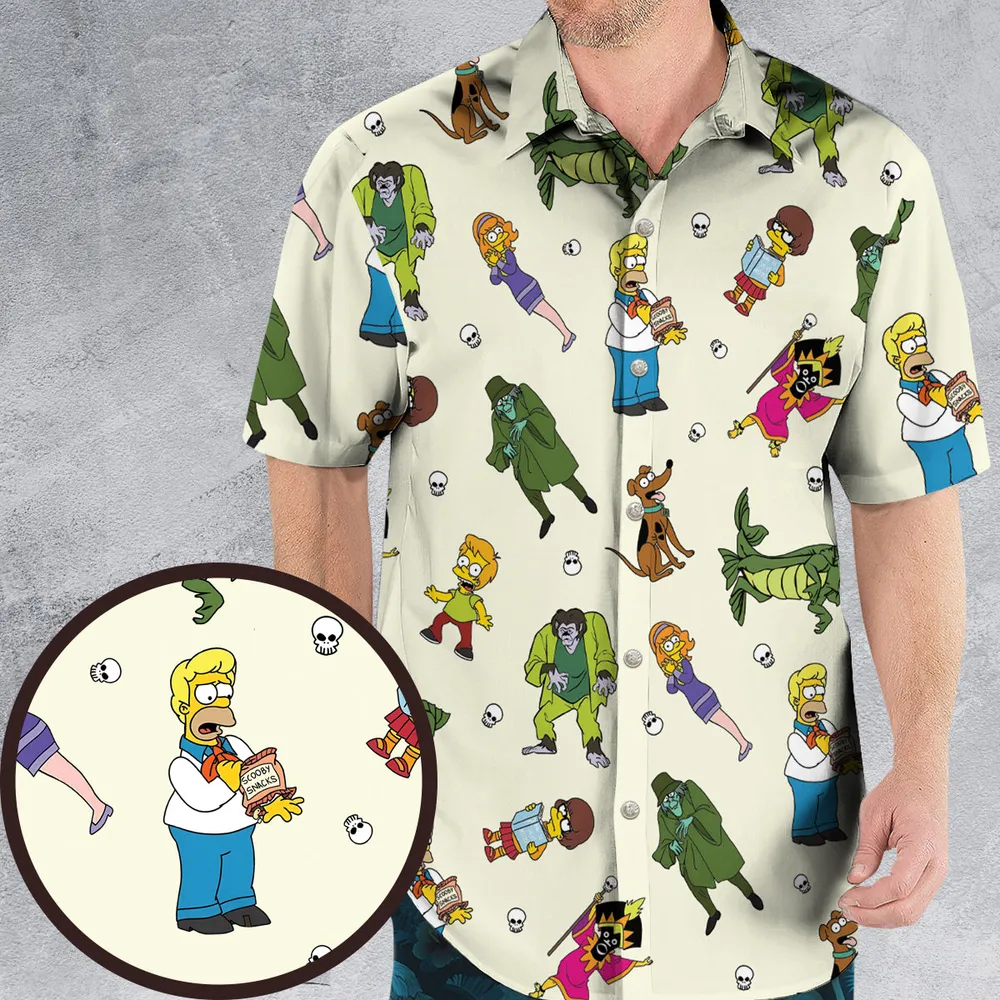 Mystery Simpsons Hawaiian Shirt - 1
