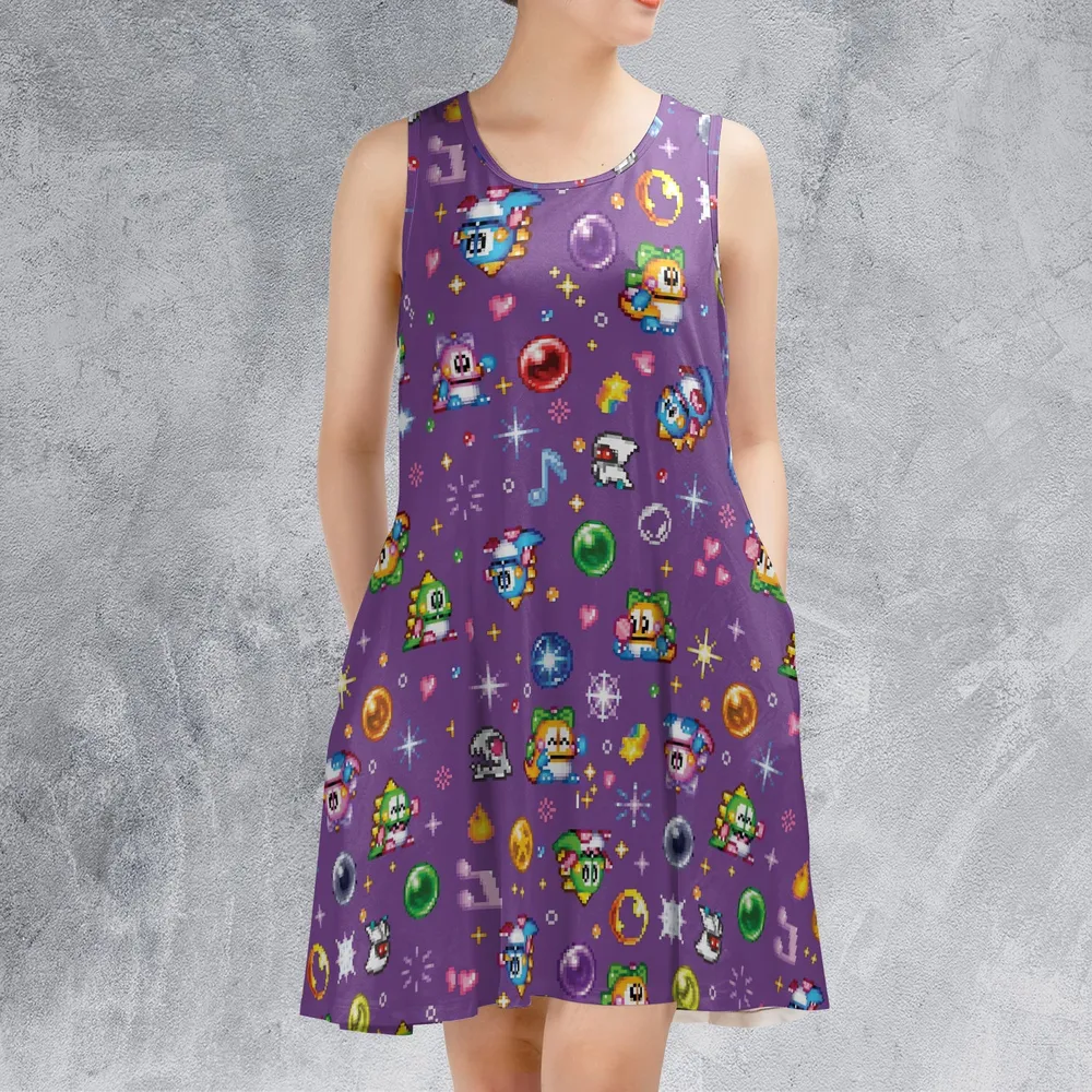 Bubble Bobble Sleeveless Dress - 2