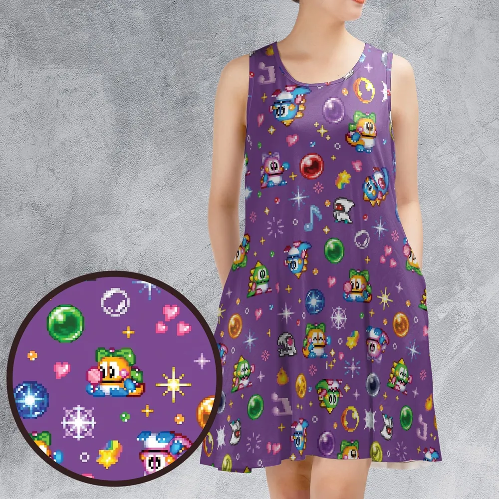 Bubble Bobble Sleeveless Dress - 1