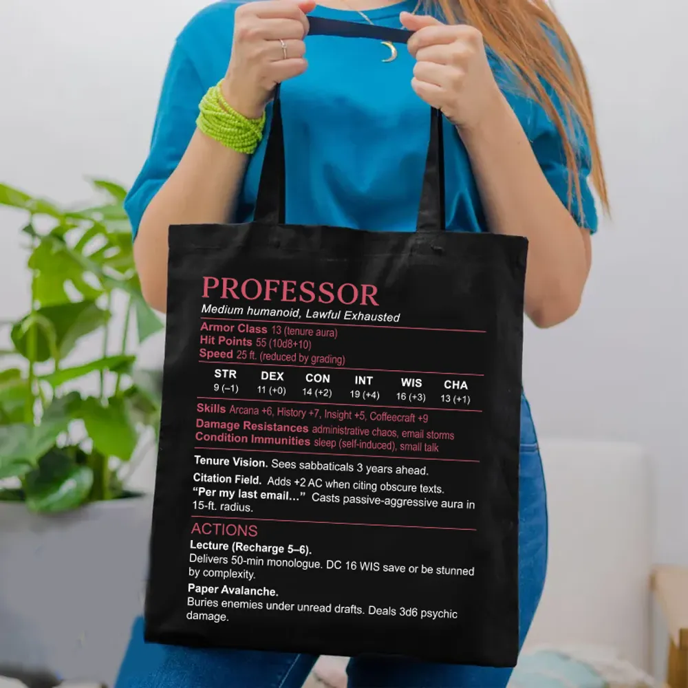 Professor Stats Tote Bag - 1