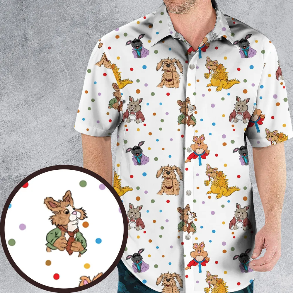 Tale of the Bunny Picnic Characters Hawaiian Shirt - 1