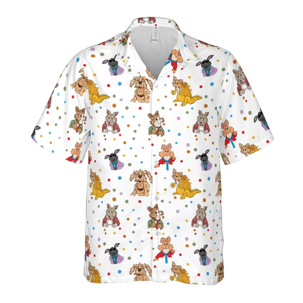 Tale of the Bunny Picnic Characters Hawaiian Shirt - 2