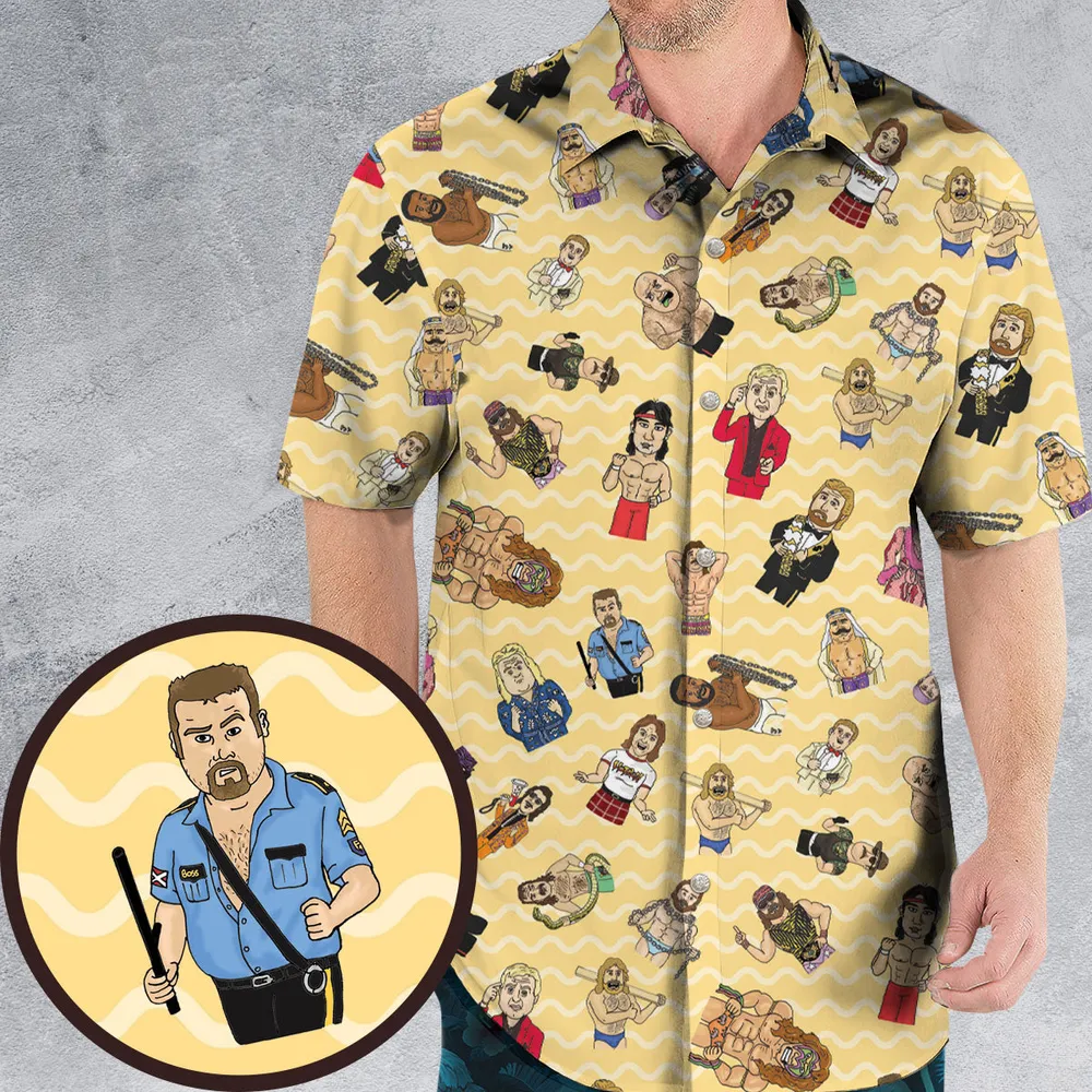 WWF Heroes Hawaiian Shirt - 1