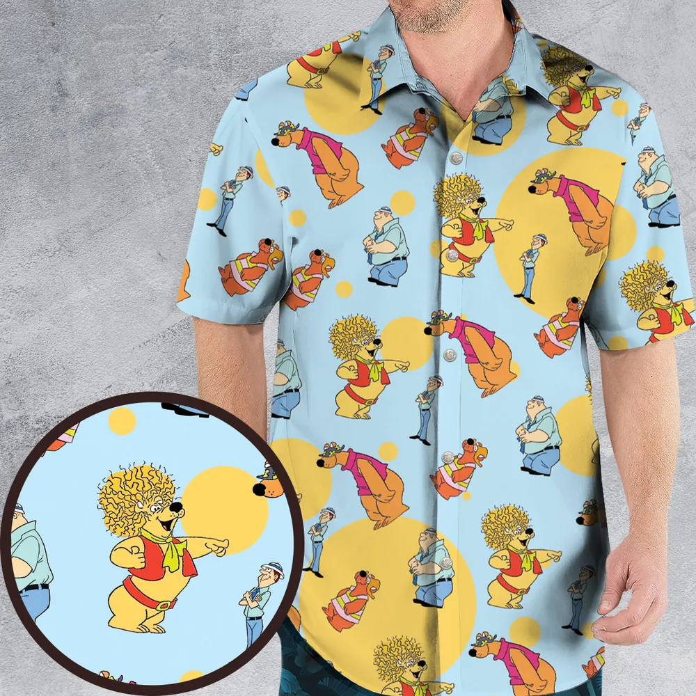 Help!... It's the Hair Bear Bunch! Hawaiian Shirt - 1