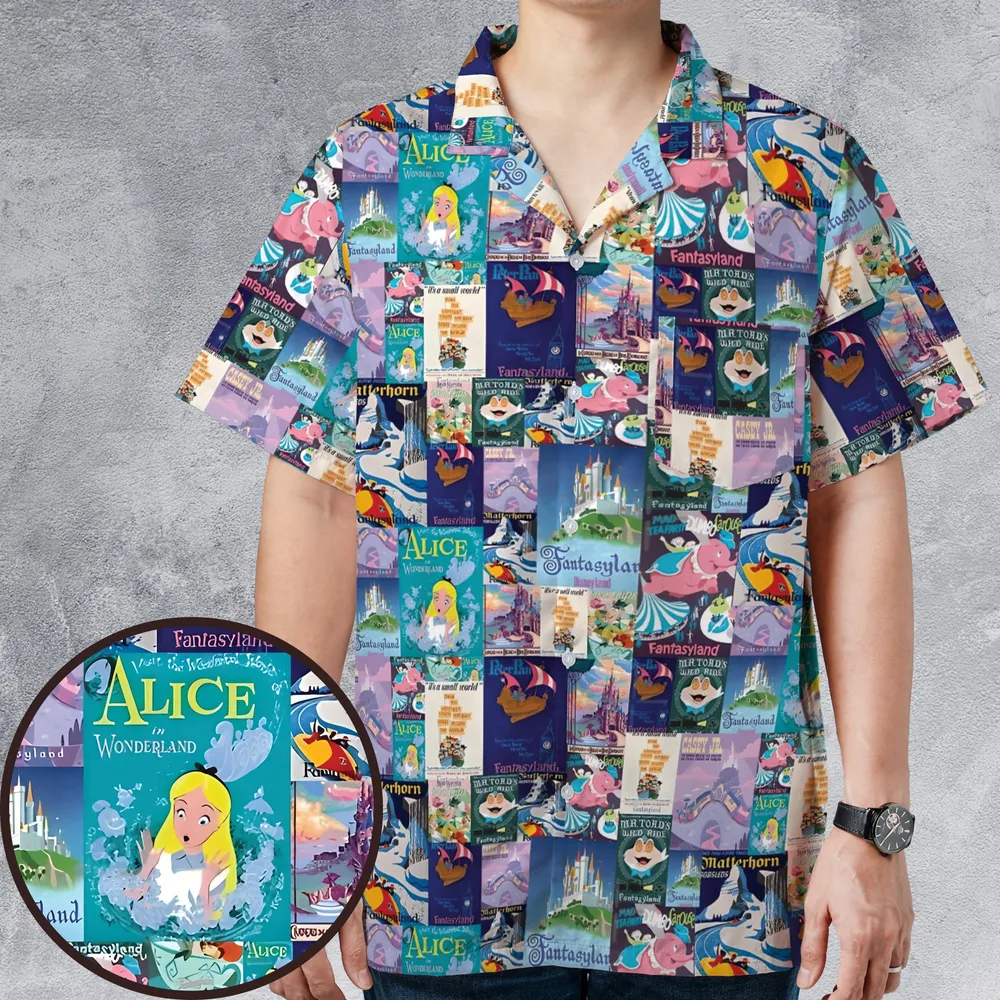 Fantasyland Theme Park Pocket Hawaiian Shirt - 1