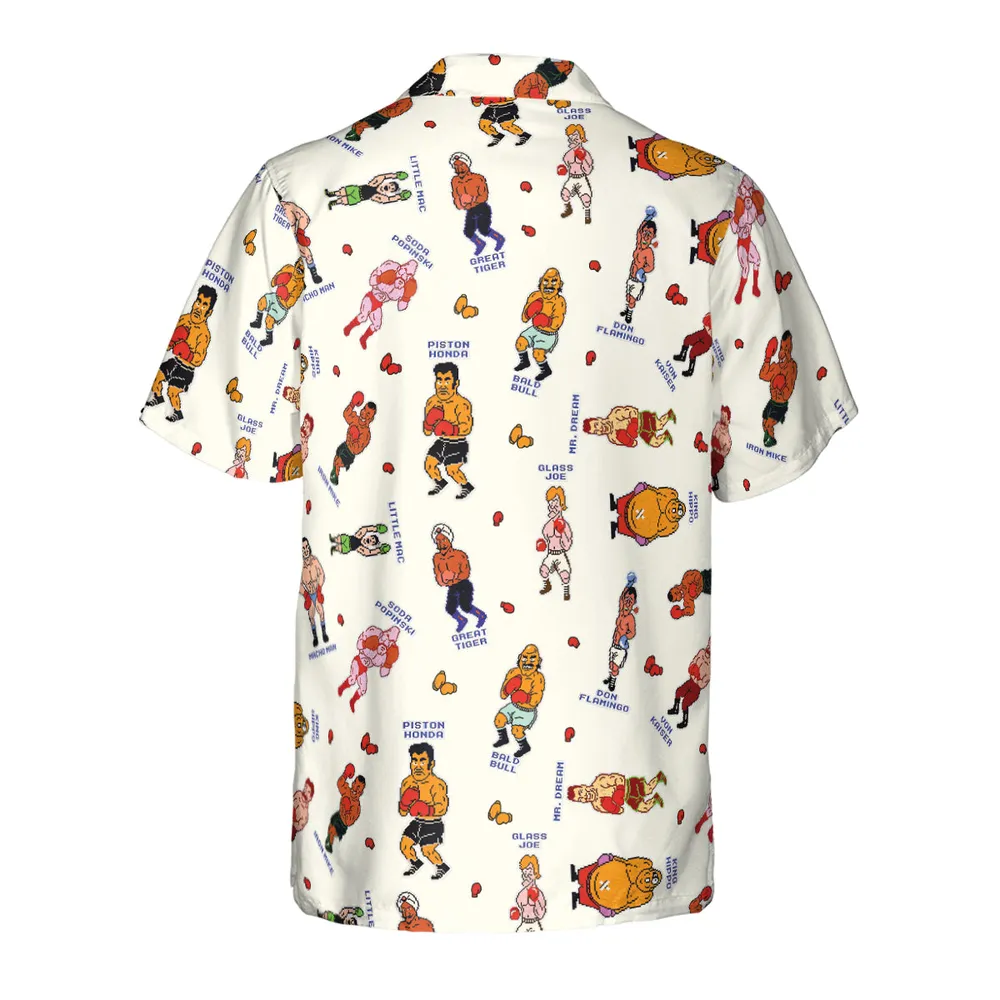 Retro Game Punch Out Hawaiian Shirt - 3