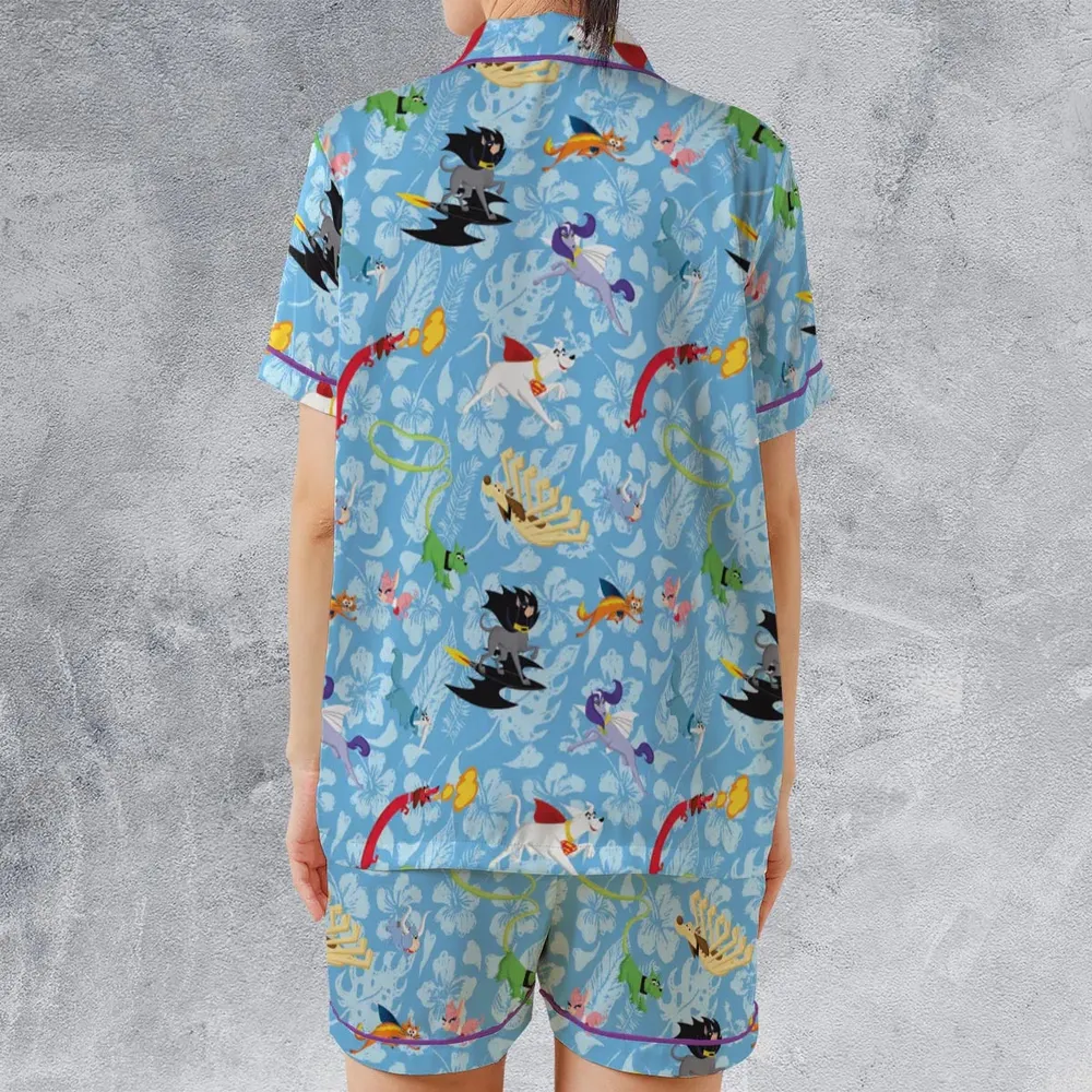 Dog Star Patrol DC Satin Short-Sleeve Pajamas Set - 2